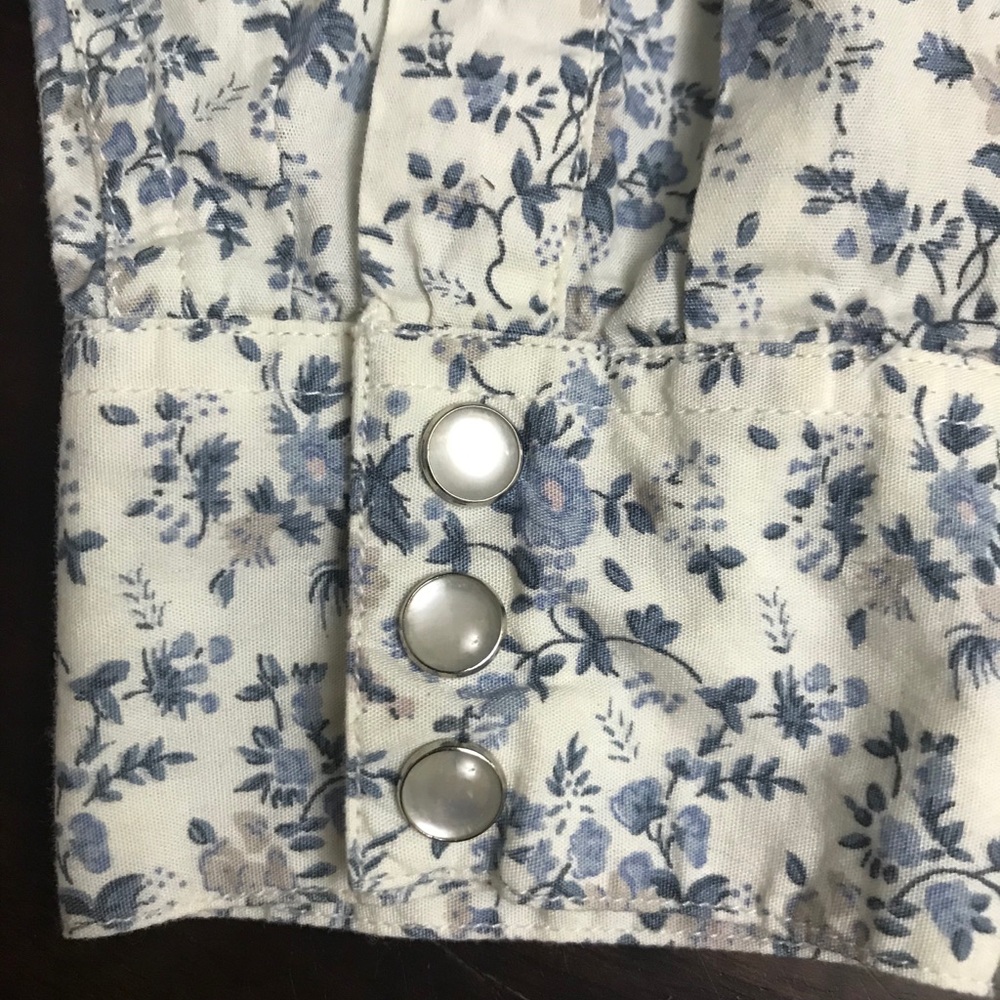 Girls Lucky Brand Pearl snap button shirt